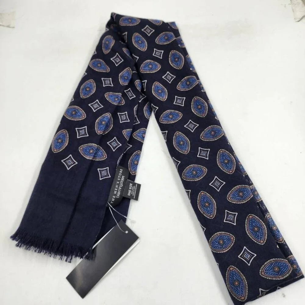 The Men's Store at Bloomingdale's Mantero Geometric Italian Wool Scarf OS Multi